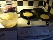 Solution pancakes,poêle,cuisine