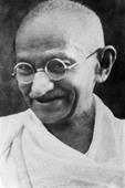 odpoveď Gandhi,India,okuliare