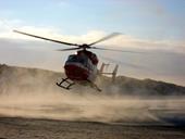 Answer helicopter,desert,rotor